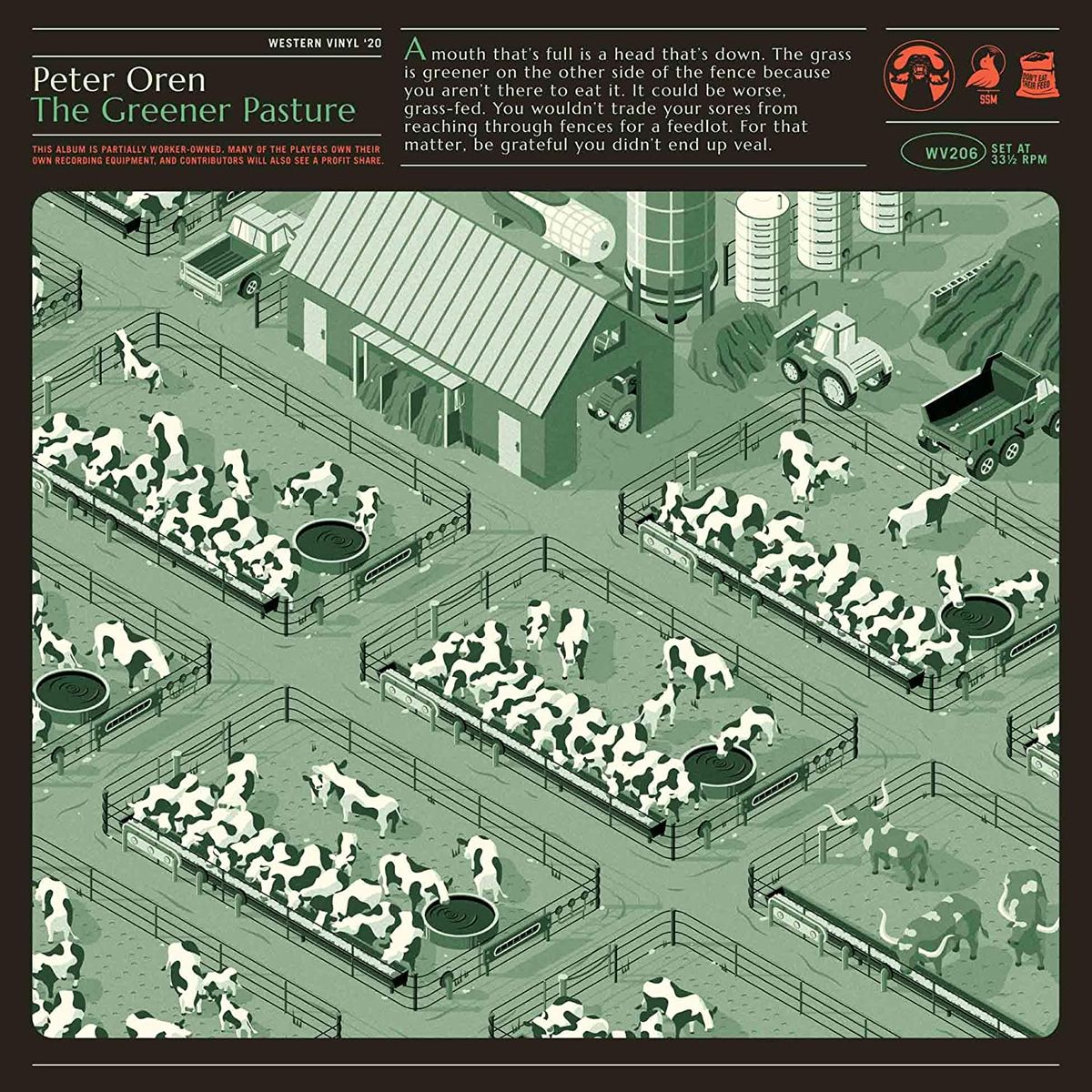 The Greener Pasture [Green Vinyl] (LP)