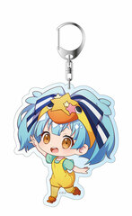 Zombie Land Saga Deka Keychain Lily Hoshikawa The Nice Bird SAGA in Your Heart ver.