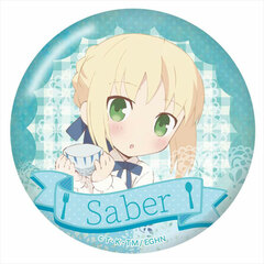 Emiya-san Chi no Kyou no Gohan Polyca Badge vol2 Saber SD