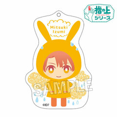 Idolish7 - Yubi no Ue Series Design ver. Rainy Day Acrylic Keychain: Mitsuki Izumi