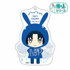 Idolish7 - Yubi no Ue Series Design ver. Rainy Day Acrylic Keychain: Iori Izumi