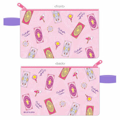 Cardcaptor Sakura: Clear Card Flat Pouch w/Handle Icon Pink