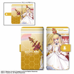 Azur Lane Book-style Smartphone Case L Size Ver.4 Design 04 (Queen Elizabeth)