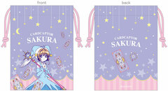 Cardcaptor Sakura Mini Drawstring Bag Sakura Purple