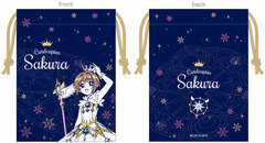 Cardcaptor Sakura Mini Drawstring Bag Sakura Navy