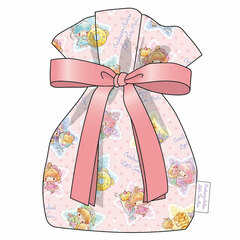 Cardcaptor Sakura x Little Twin Stars Satin Drawstring Pouch Pink