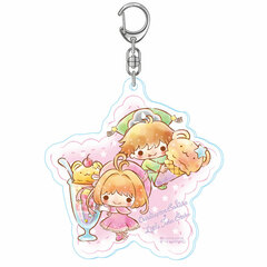 Cardcaptor Sakura x Little Twin Stars Acrylic Keychain Sakura, Syaoran