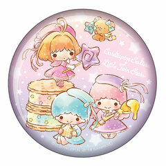 Cardcaptor Sakura x Little Twin Stars Tin Badge Sakura, Kiki, Lala