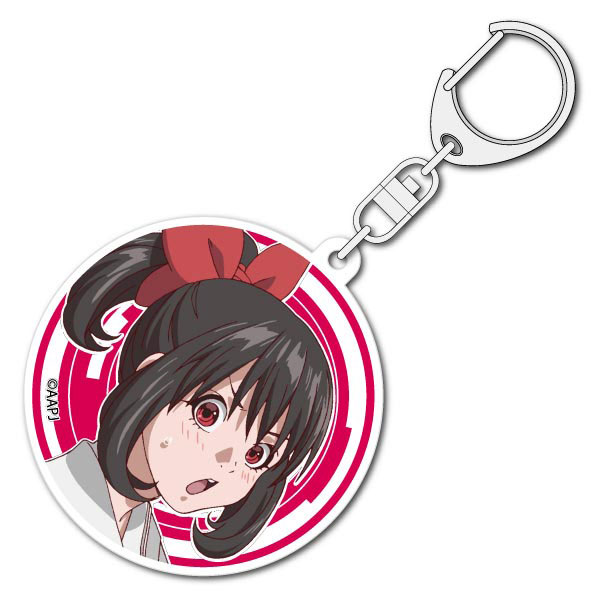The Girl in Twilight Acrylic Keychain Asuka