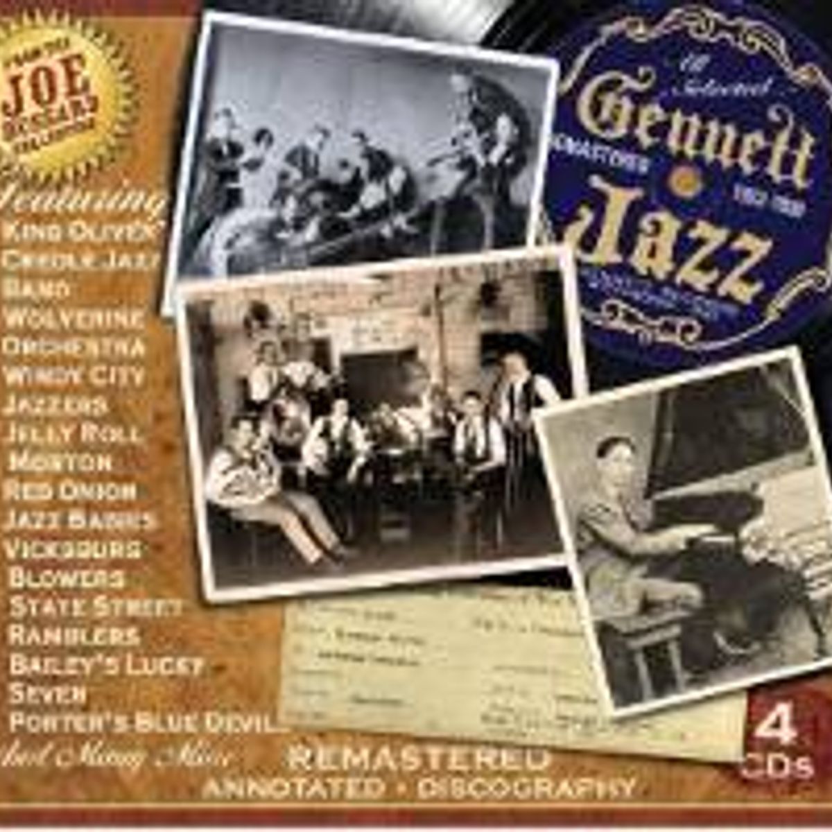 Gennett Jazz: From The Joe Bussard Collection (CD)