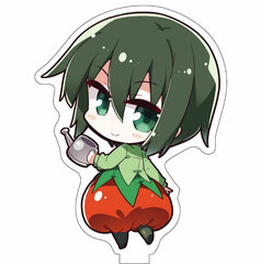 Dengeki Bunko 25th Anniversary Acrylic Stand (Small) Vegetable Clothes, Kino no Tabi