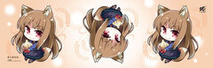 Dengeki Bunko 25th Anniversary Long Cushion Cover Vegetable, Spice and Wolf