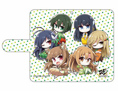 Dengeki Bunko 25th Anniversary Book-style Smartphone Case Vegetable Clothes, Everyone