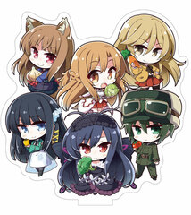 Dengeki Bunko 25th Anniversary Acrylic Stand (Large) Vegetable, Everyone