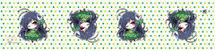 Dengeki Bunko 25th Anniversary Scarf Towel Vegetable Clothes, Accel World