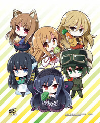 Dengeki Bunko 25th Anniversary Canvas Panel Vegetable, Everyone