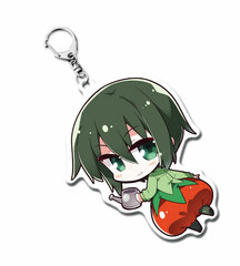 Dengeki Bunko 25th Anniversary Acrylic Keychain Vegetable Clothes, Kino no Tabi
