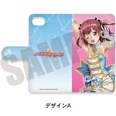 Tokimeki Idol Book-style Smartphone Case (iPhone 6Plus/6sPlus/7Plus/8Plus) A / Akiha Yuki