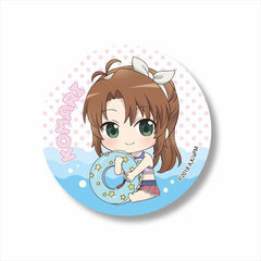 Gyugyutto Tin Badge Non Non Biyori Vacation Komari Koshigaya