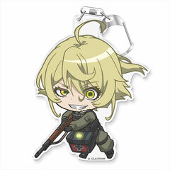 Movie Youjo Senki PuniColle! Keychain Grinning Tanya
