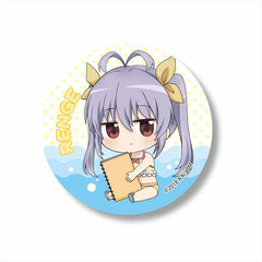 Gyugyutto Tin Badge Non Non Biyori Vacation Renge (Ribbon)