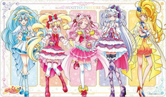 Character Rubber Mat HUGtto! PreCure HUGtto! PreCure (C) (ENR-031)