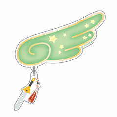 Cardcaptor Sakura: Clear Card Acrylic Brooch Syaoran Li