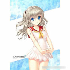 Charlotte B2 Wall Scroll (Tomori/ Swimsuit)