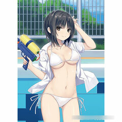 Coffee Kizoku Sensei New Illustration B2 Wall Scroll (Sumika Aoyama /Pool)