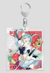 Hatsune Miku Racing Ver.2018 Deka Acrylic Keychain 6