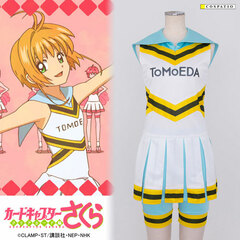 Cardcaptor Sakura: Clear Card Tomoeda Junior High Cheerleading Team Costume Set / Ladies-XXL
