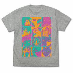 Asobi Asobase T-shirt/ MIX GRAY-XL
