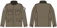 Girls und Panzer - Garu Panzer Blouson TYPE: Saunders Girls High School / XXL
