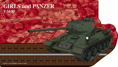 Girls und Panzer das Finale Desk de Tank Warfare! T34/85
