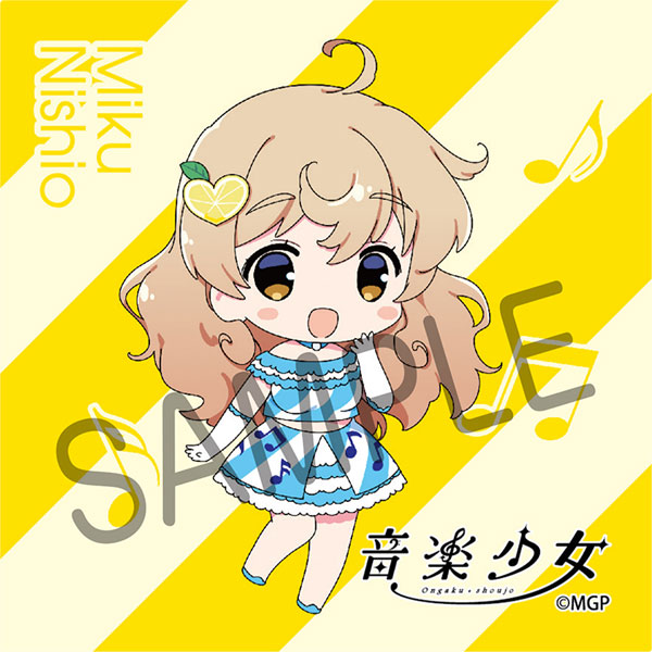 Ongaku Shoujo Coaster Towel Miku Nishio