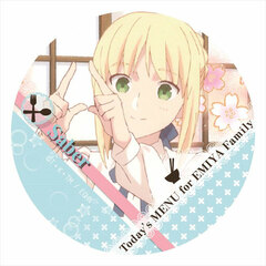 Emiya-san Chi no Kyou no Gohan Polyca Badge Saber