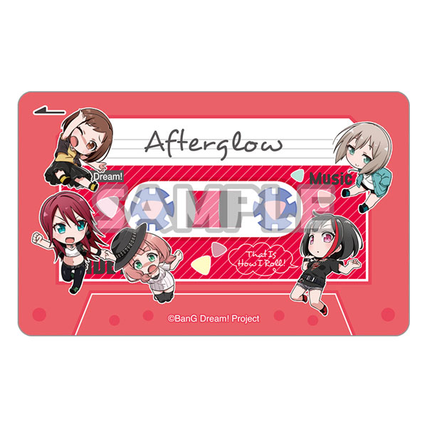 BanG Dream! Garupa*Pico IC Card Sticker Afterglow