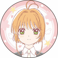 Cardcaptor Sakura: Clear Card Tin Badge Sakura Kinomoto ver.2
