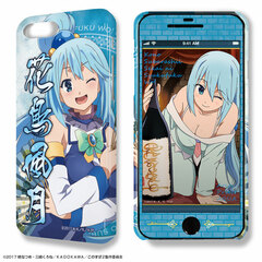DezaJacket KonoSuba 2 iPhone 7 Plus/8 Plus Case & Protection Sheet Ver.2 Aqua