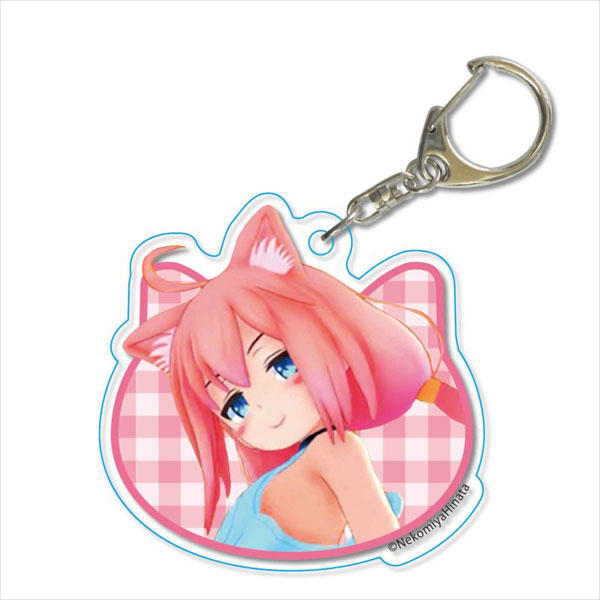 Acrylic Keychain Nekomiya Hinata /Pink