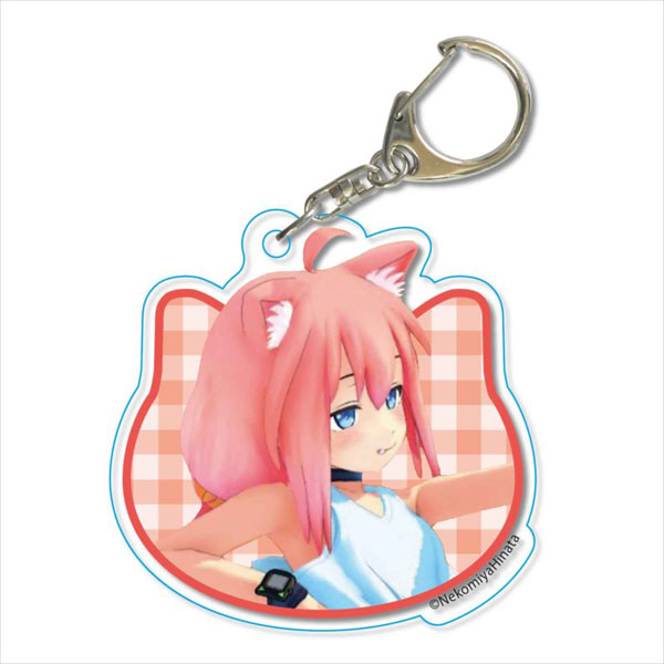 Acrylic Keychain Nekomiya Hinata /Red