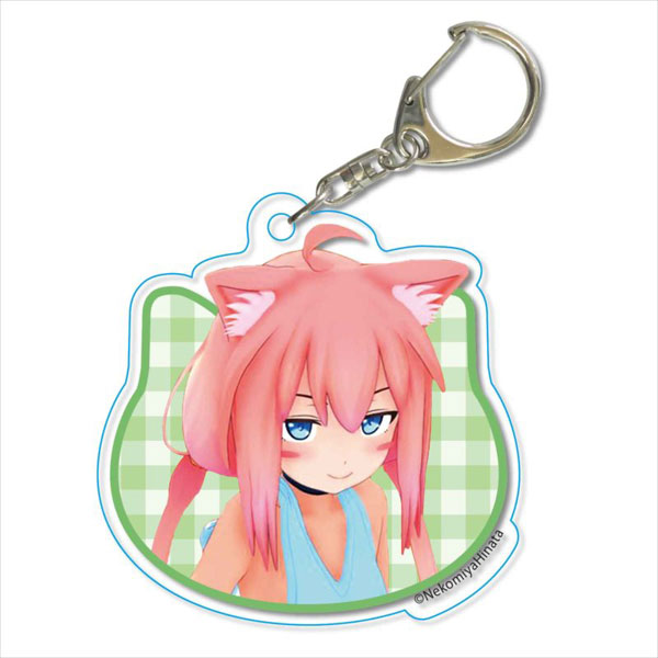 Acrylic Keychain Nekomiya Hinata /Green