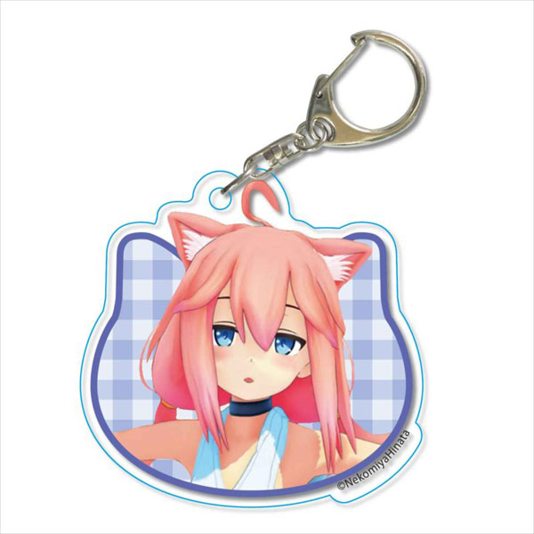 Acrylic Keychain Nekomiya Hinata /Blue