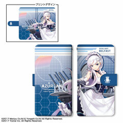 Azur Lane Book-style Smartphone Case L Size Ver.2 Design 01 (Belfast)