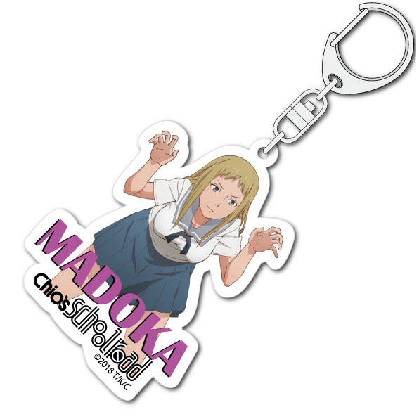 Chio-chan no Tsuugakuro Acrylic Keychain Madoka