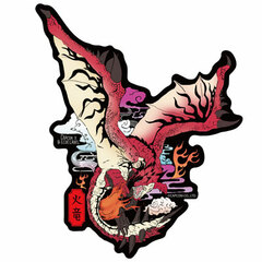 CAPCOM x B-SIDE LABEL Sticker - Monster Hunter: Rathalos Ukiyoe-fuu