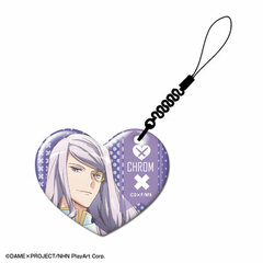 DAME x PRINCE ANIME CARAVAN - Heart Smartphone Cleaner: Design 07 (Chrom)