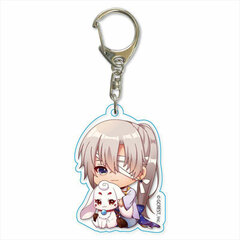 Gyugyutto Acrylic Keychain - Akane Sasu Sekai de Kimi to Utau: Mitsuhide Akechi
