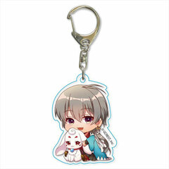 Gyugyutto Acrylic Keychain - Akane Sasu Sekai de Kimi to Utau: Souji Okita