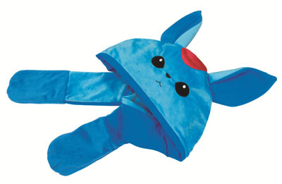 Final Fantasy XIV - Hooded Scarf: Carbuncle Emerald